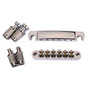 1 Set Roller Saddle Bridge Tailpiece with Studs Anchors Replacement for LP SG