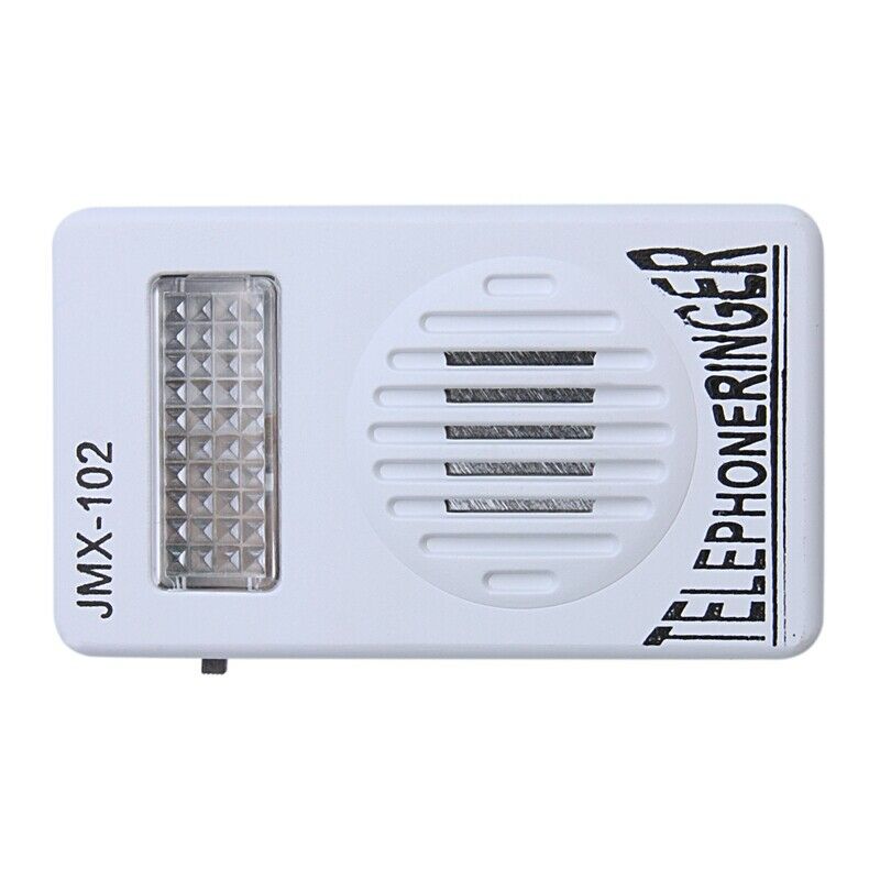RJ11 Adapter Louder Telephone Ring Flash Amplifier Ringer for Landline Tele A2C3