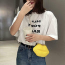 Lips Women PVC Handbags Chain Messenger Bags Shoulder Party Clutch (Yellow) SN9F