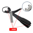 2x Knot Stainless Steel Fishing Line Nipper Cutter Clipper Fast Knot Tying Tool