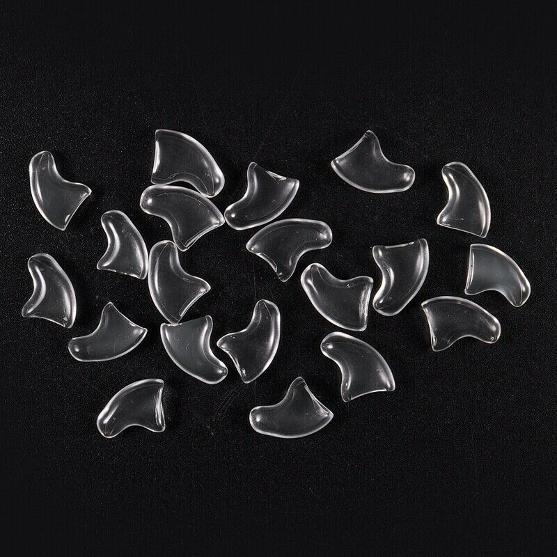 20 pcs Soft Nail Caps For Cat Pet Claw Control Paws off + Adhesive Glue -Tr
