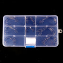 80pcs/box Octopus Fishing Hook Set High-carbon Steel Fishhook Saltwater Bass