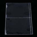 10x Currency Paper Money Bill Holder Protectors 2-Pockets for Stamp Currency