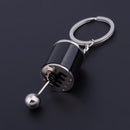 Balck 6-Speed Gearshift Gear Shift Gearbox Bag Key Ring Keyring Keychain Ki F0C5