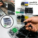 500Pcs Car Door Panel Trim Fenders Bumper Rivet Retainer Push Pin Clips CGY