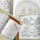 Adults Stress Relief Relaxation Coloring Book Children Girls Kids Drawing Books