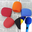 5Pcs Colorful Microphone Handheld Windscreen Foam Sponge Karaoke Mic Cover