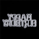 2pcs Happy Birthday letters Metal Cutting Dies Stencil Scrapbooking decoY`US