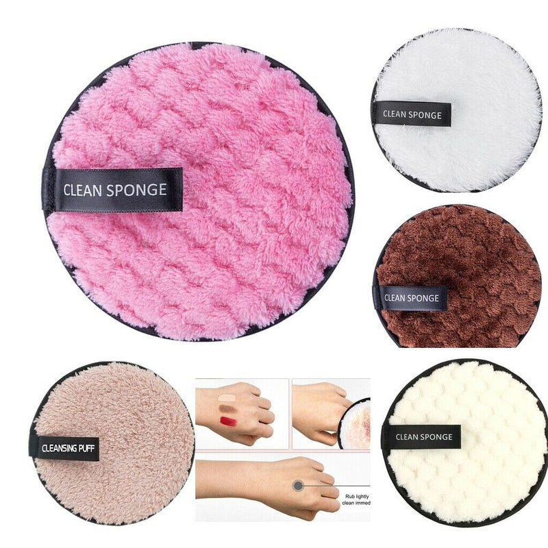 4-Piece Microfibre Cloth For Cleaning Face With Sponge