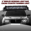 Led Light Bar, Driving Lamp, Ip68 Waterproof Fog Lights, 8inch 60W Single R R2P6