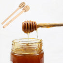 Long Wood Honey Dipper Wooden Stick Spoon Dip Drizzler Server Tools Supply