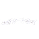 20pcs Mini White Conch Decorations Aquarium Shell Crafts Nautical Decor P ivTEC