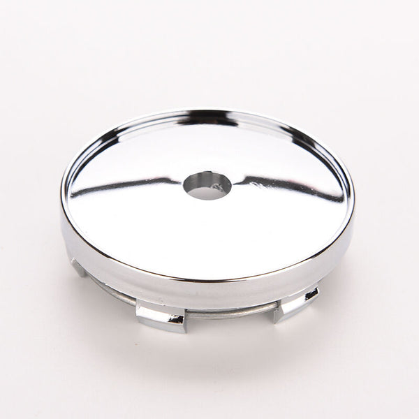 60mm Chrome Car Auto Wheel Center Hub Cap Cover Tyre Trims Universal  LJ