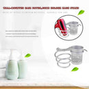 Bathroom Wall-mounted Hair Dryer with Comb Holder Rack Stand Set Organizer