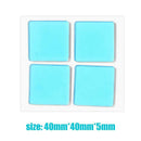 Silicone Drum Muffler Mute Suit Percussion Instrument Accessories (Blue) A