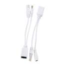 5X(Passive Power over Ethernet PoE Adapter Injector + Splitter Kit 5v 12v  F3J8)