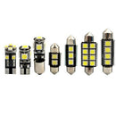 23Pcs LED T10 Car Inside Light Dome Trunk License Plate Lamp Interior Bulb  Jâ„–[