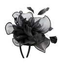 2x Retro Crystal 2 Colors Feather Headband Wedding Headpiece Flapper Costume