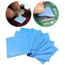 100mmx100mmx0.5mm GPU CPU Heatsink Cooling Thermal Conductive Silicone Pad P2A7