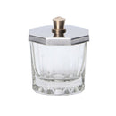 Nail Art Acrylic Crystal Glass Dappen Dish Bowl Cup Clear Nail Tools with Lid