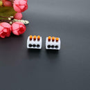 30pcs Universal Compact Wire Connector Conductor Terminal Block with Lever