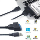 USB 3.0 To SATA 22Pin SSD 2.5 Inch HDD SSD Hard Disk Drive Adapter Cable New