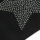 Unisex Men Women Classic Star Rhinestone Slouch Beanie Cap Cotton Hat Black