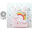 Rainbow Clouds Metal Cutting Dies Stencil Scrapbooking Craft Making Embossing