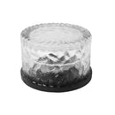 Outdoor Solar Power LED Buried Lamp Round Glass Ground Light (Cold White) A