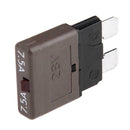 DC 28V/7.5A Manual Reset Circuit Breaker Blade Fuse w/ Button for Car Boat