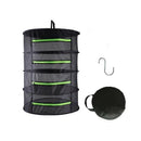 Drying Net Multi-Layer Hanging Basket with Zipper Folding Dry Rack Herb Dry