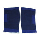 Fitting Stretchy Black Blue Knee Sleeve Support Protector 2 Pcs