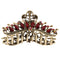2pcs Metal Hair  Clip Hairpin Rhinestone Retro Gift