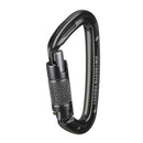 Self-locking Mountaineering Rock Tree Climbing Aluminum Carabiner 24KN