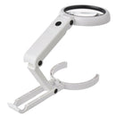 Folding 5X 10X Magnifier For Coins Stamps Book Newspaper Mutifunctional