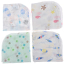 Cartoon baby handkerchief square pattern towel washed cotton infant face to ME