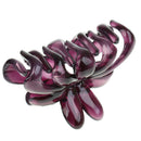Large Purple Hair Claw Clamp Clip Acrylic Barrette Hair Accessories Hairwear