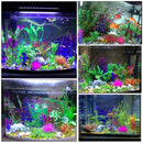 8" Green Artificial Plastic Plant Water Grass Aquarium Decor Fish Tank