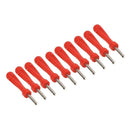 10pcs Tire Valve Core Removal Tools Wrenches Valve Stems Caps Repair Tools