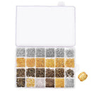 Jewelry Making Findings Supplies Kit with Open Jump Rings, Lobster Clasps,  E9K9