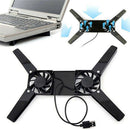 Foldable USB Cooling Fan Mini Octopus Notebook Cooling Pad For 7"-15" Laptop M&