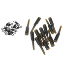 12pcs Fishing Lead Clips & 12pcs Rolling Swivels Carp Fishing Accessories