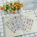6 Sheets Lovely Miss Cat Adhesive DIY scrabooking Diary photo album stickerME