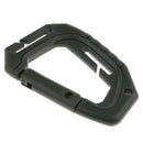 Heavy Duty Plastic Carabiner Clip Snap Hook Spring Loaded Carabina  Green