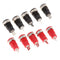 10pcs 4mm Banana Jack Panel Socket Speaker Audio Cable Connectors 1000V/32A