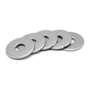 M5x10mm Stainless Steel Round Flat Washer for Bolt Screw 100Pcs