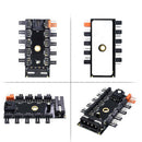 4 Pin PWM CPU Fan Hub 12V 10 Way Controller Regulator for Computer Case A