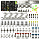 160pcs/box Fishing Accessories Kit Including Jig Hooks fishing Sinker