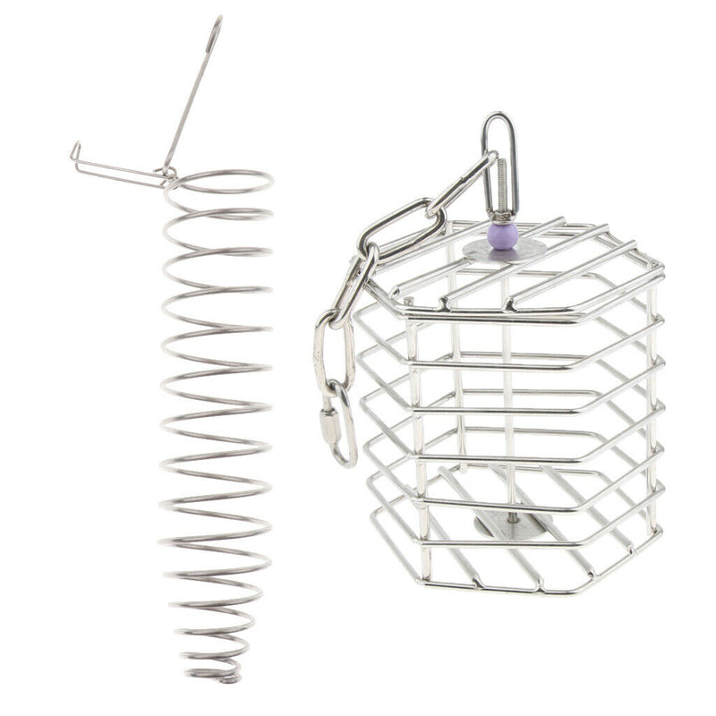2 Pcs Parrot Foraging Feeder Unique Parrot Bird Cage Hanging Feeder Parrot