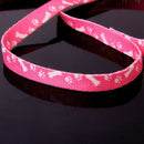 Bone Paws Print Small Dog Pet Leash Lead & Harness Tool - Pink Z8O7